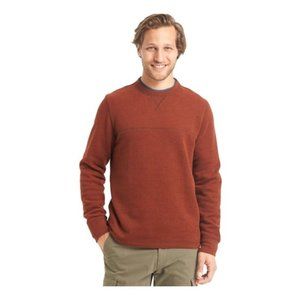 G.H. Bass and Co. Dark Orange Men's Fleece Sweatshirt | Size Medium | Crew Neck